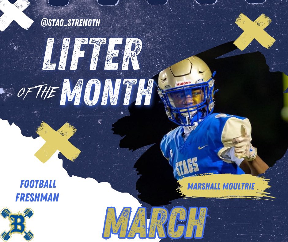 Stag_Strength's tweet photo. Please see the students/athletes that have been recognized for the month of March:
-Imani Levey (Women’s Basketball) @ladystagshoops 
-Eli Matthews (Baseball) @stags_baseball 
-Marshall Moultrie (Football) @BerkeleyStagsFB 

#betteratberkeley

@coachbwelch https://t.co/48DJ9yEPW9