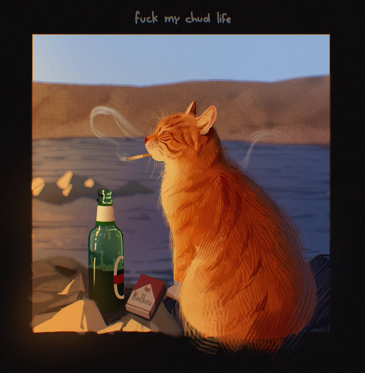 I painted another kitty today.