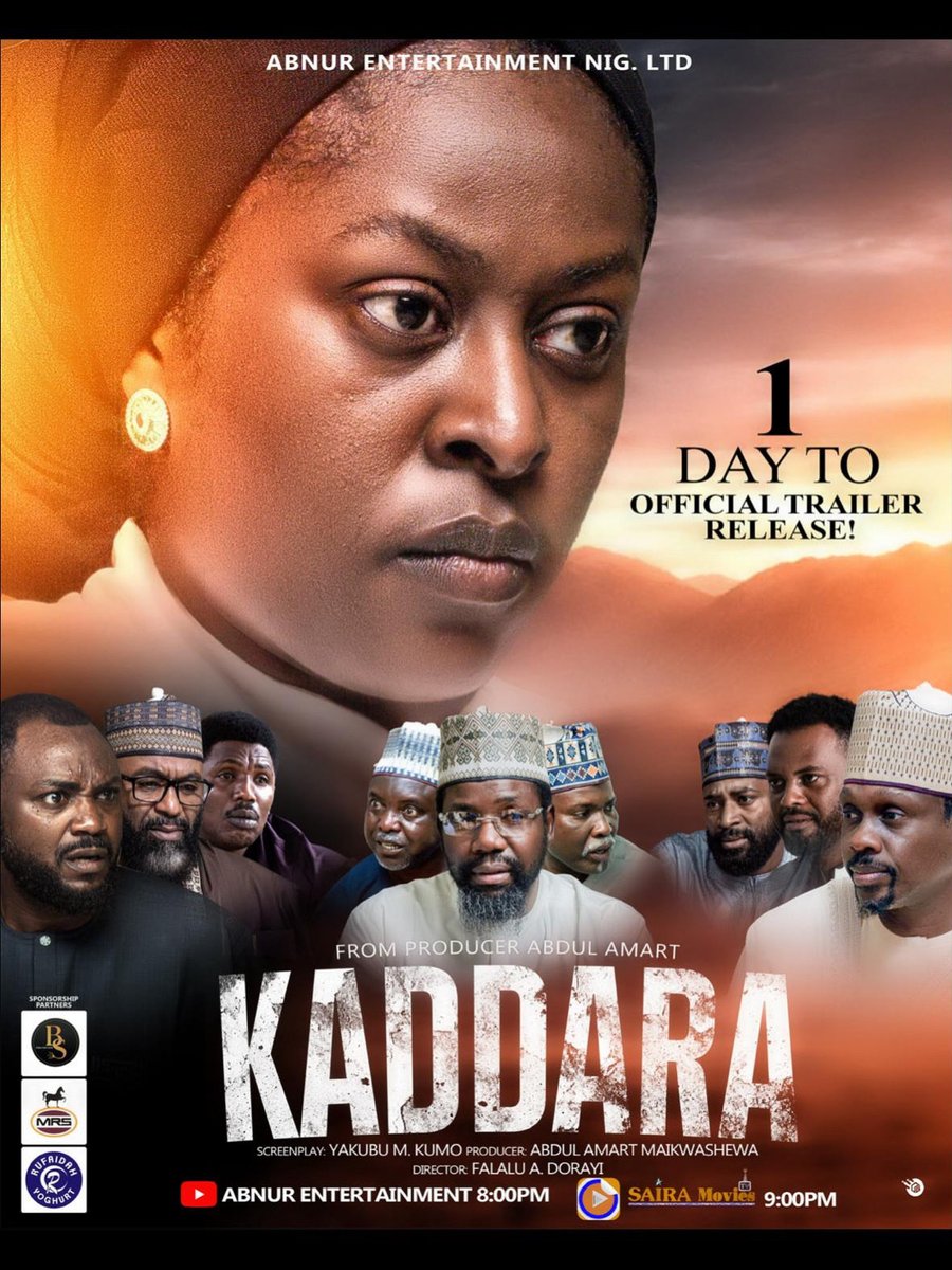 AbdulAmart's tweet photo. The official trailer premieres tomorrow.
Be ready.

#Kaddara #AbnurEntertainment https://t.co/tUxnv0gaqa