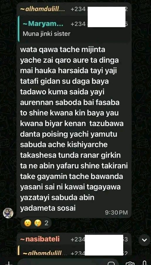 Amina Ibrahim sani tweet media