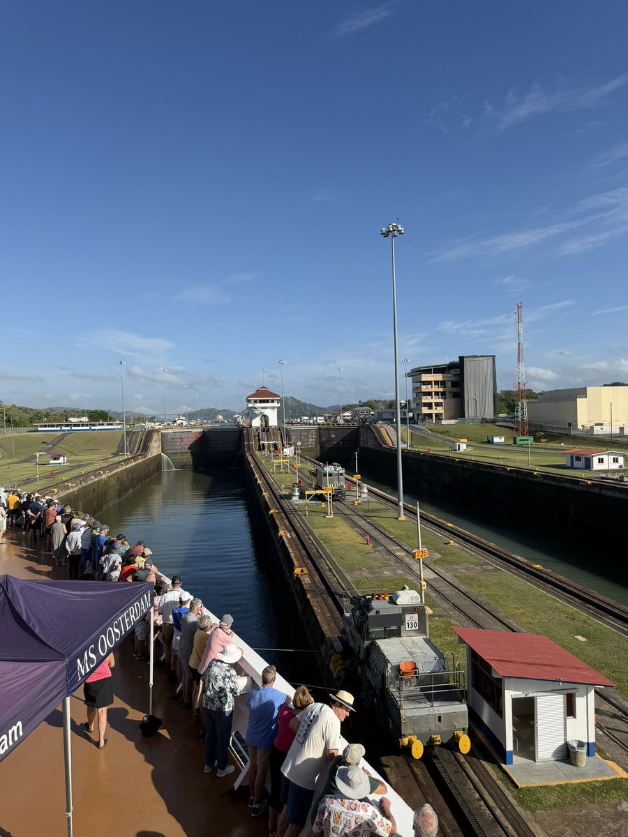 garybembridge's tweet photo. Today is the 6th time I’ve transited the Panama Canal. This is the second time from Pacific to Atlantic though. It’s as exciting as the first! I totally love doing this!! I’m on @HALcruises #oosterdam which is ideal as they open now for up
close views #panamacanal https://t.co/krQKjhkvxb