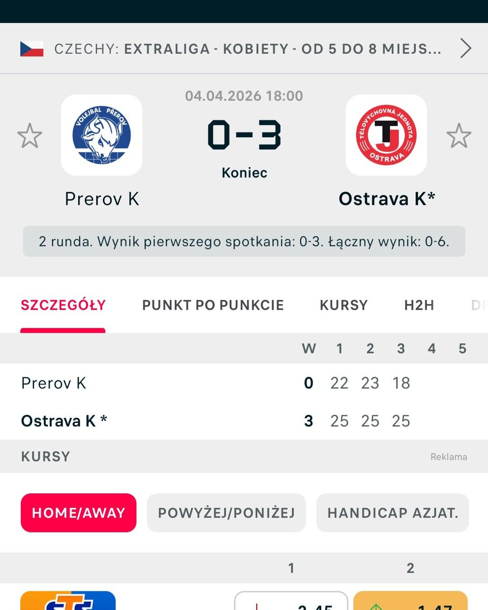 Patrykforza's tweet image. #TJ Ostrava lepsze od #Volejbal Přerov (3:0) w fazie pucharowej o pozycje 5-8 #DatartExtraliga.Finalny rezultat nie odzwierciedla do końca problemów jakie miały TJ z Volejbal.⅔ starcia było bardzo równo o tym kto wygra seta decydowały niuanse.Ostrava sięga po końcową wiktorię.