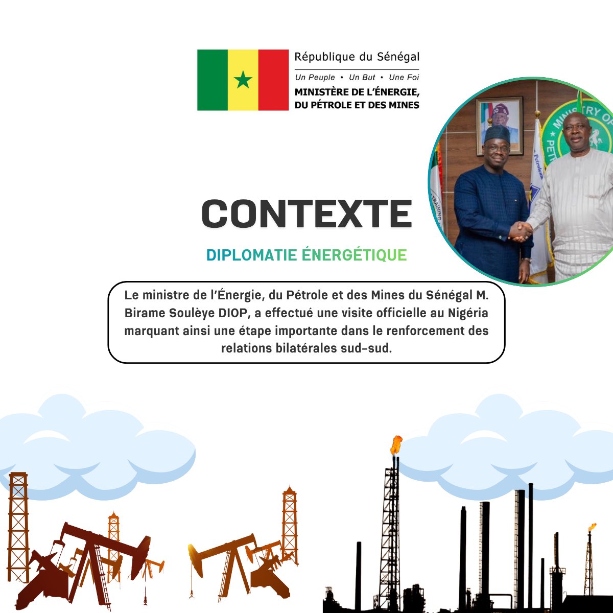 Ministère de l'Energie du Pétrole et des Mines tweet media