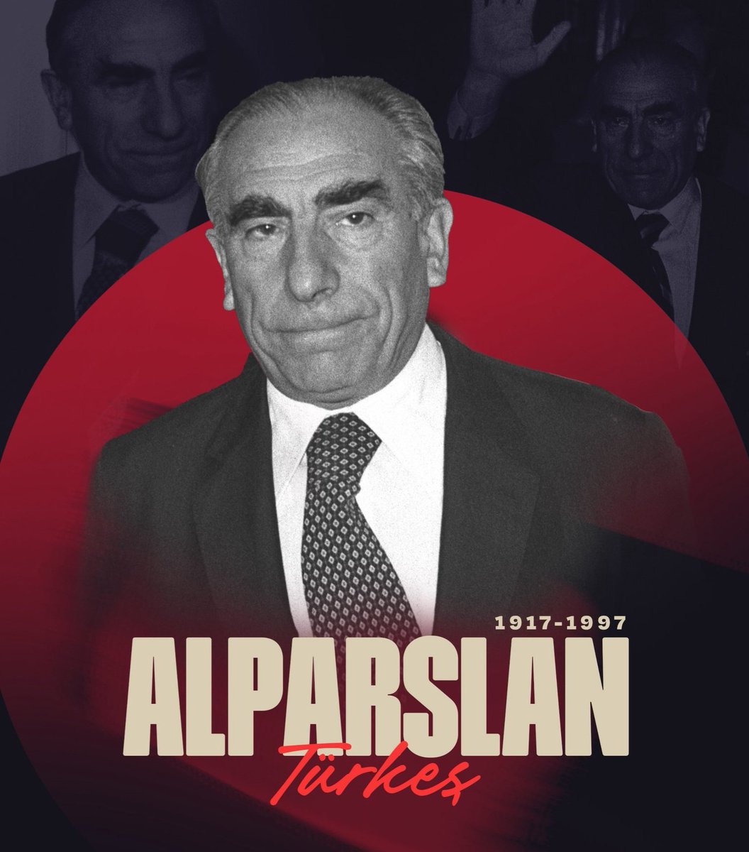 HuseyinSozlu's tweet photo. “Türk adını taşıyan herkes bizim sevgi ve ilgimizin çerçevesi içindedir. Bundan vazgeçemeyiz. 
Bu her milletin tabii hakkı olduğu gibi 
Türk Milleti'nin de tabii hakkıdır.”
— Alparslan Türkeş

Türklerin birlik ve beraberlik fikrine ömrünü adamış, siyasi ve fikrî duruşuyla iz bırakmış olan Milliyetçi Hareket Partisi kurucu liderimiz 
Başbuğ Alparslan Türkeş’i vefatının yıl dönümünde saygı ve rahmetle anıyoruz.