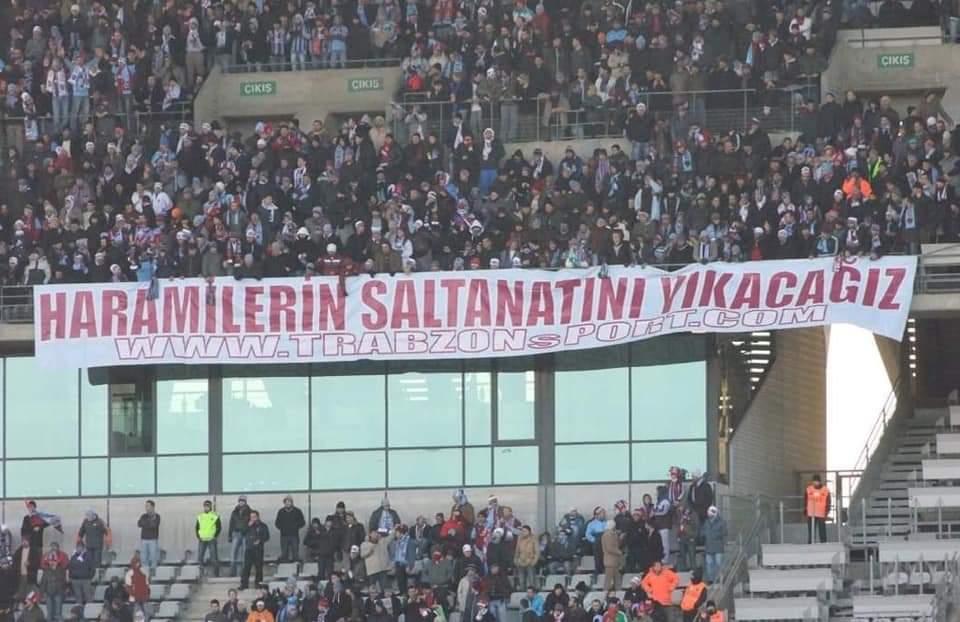 Haramilerin saltanatı 8 kere yıktık, yine yıkacağız #trabzonspor