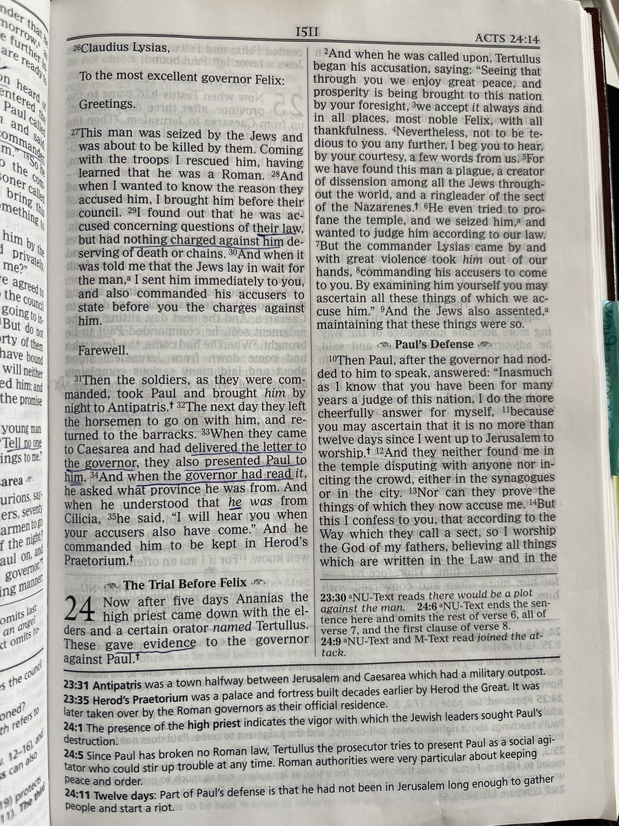 LAPanagoulia's tweet image. 🚨6TH Amendment Paul’s Defense:
Note Saint Paul is a #Pharisee  He is self-represented —Paul was a lawyer and trained Rabbi and made a 6th Amendment confrontation clause type argument
