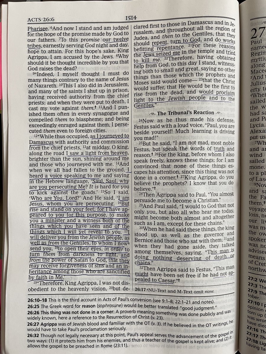LAPanagoulia's tweet image. 🚨6TH Amendment Paul’s Defense:
Note Saint Paul is a #Pharisee  He is self-represented —Paul was a lawyer and trained Rabbi and made a 6th Amendment confrontation clause type argument