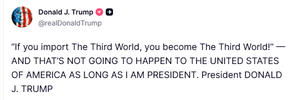 Commentary Donald J. Trump Posts From Truth Social tweet media