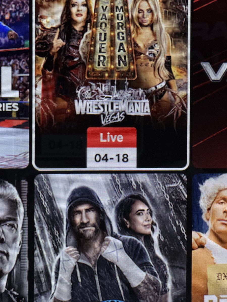 LivMorgansWorld's tweet photo. Just went on Netflix to watch some WWE and they are using Stephanie and Liv as the poster?! Let’s fucking goooo!!!

The real main event 🔥

Netflix knows 😎🙏🏻

#LivMorgan #StephanieVaquer
#WrestleMania #WWE #LMWT
#MainEventMorgan #MegastarMorgan https://t.co/hciuFnAfKw