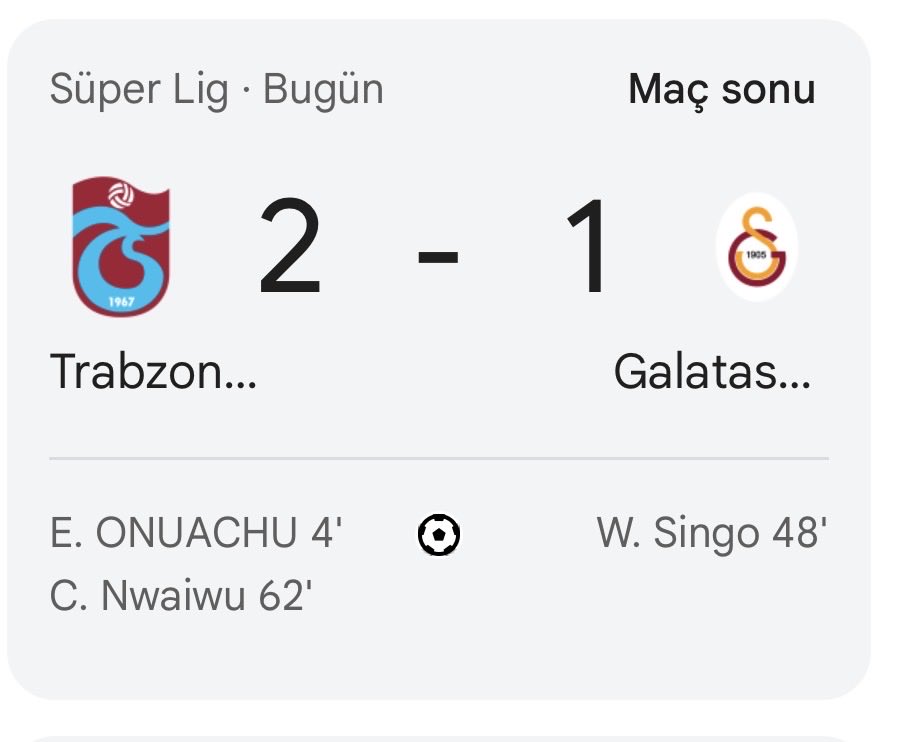 Bu galibiyet Trabzonspor taraftarlarının hafta boyu emek sarf ederek oluşturdukları  koreografiyi göstermeyen, uzaktan geçiştiren yayıncı kuruluş beIN Sports’a gelsin. “Paraya karşı, emeğin savaşı” <a href="/beINSPORTS_TR/">beIN SPORTS Türkiye</a>