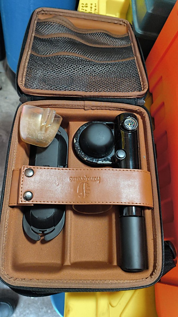 My espresso machine for my long trips to indonesia. A lifesaver