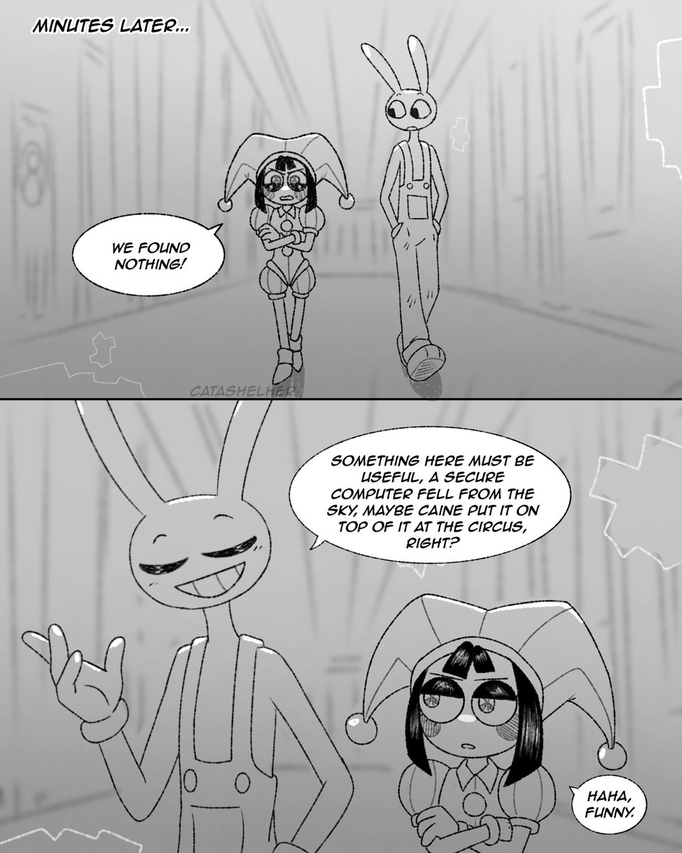 Kathshelher's tweet image. 2/2

#tadc #funnybunny #comic #jax #pomni