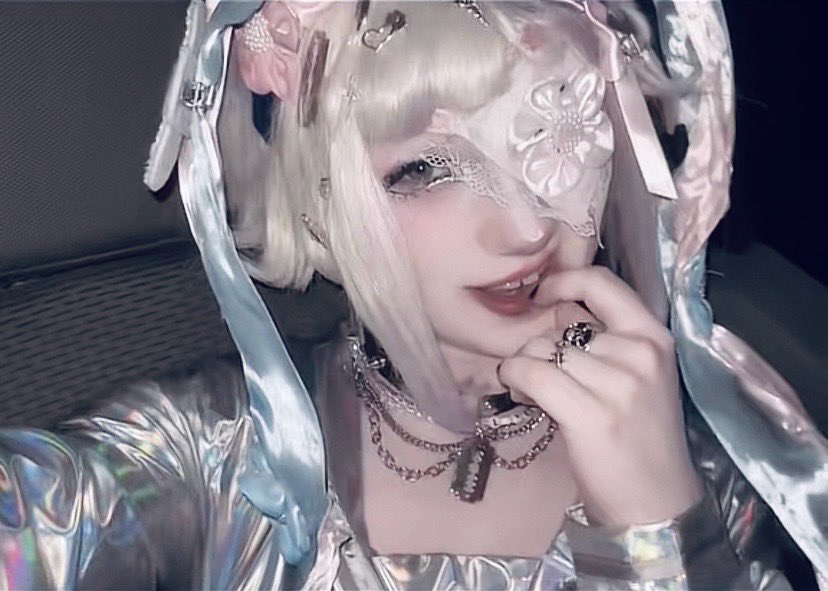 ChthonicAnarchy's tweet photo. In honour of the first NSO anime episode coming out, here’s my K-Angel cosplay!!

🙏BLESS🙏

#NeedyStreamerOverload 
#NeedyGirlOverdose
#chthonicanarchy https://t.co/3xrIluRjPN
