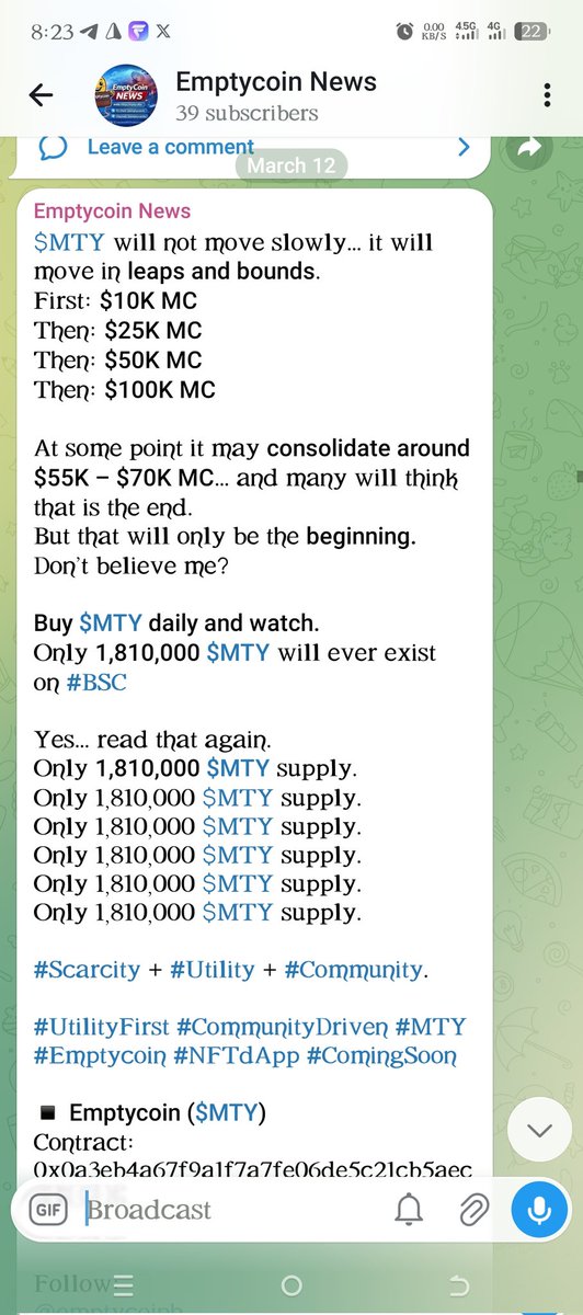 Emptycoin House CTO tweet media