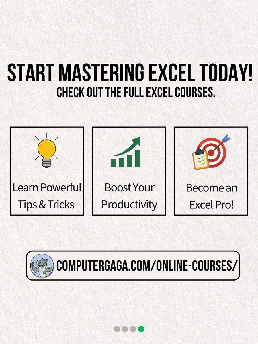 Computergaga1's tweet image. Stop wasting time reformatting charts in Excel every time.

Did you know you can set your own default chart and instantly apply your preferred design to any dataset? See how it works step by step.

🔗 Learn more here:
computergaga.com/online-courses/

#exceltips #excel #productivityhacks