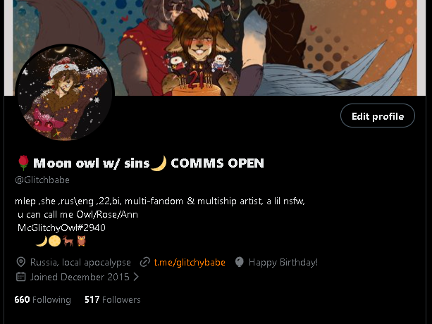 Glitchbabe's tweet photo. also happy hatching day me🧡 https://t.co/L3DrSr1zaW