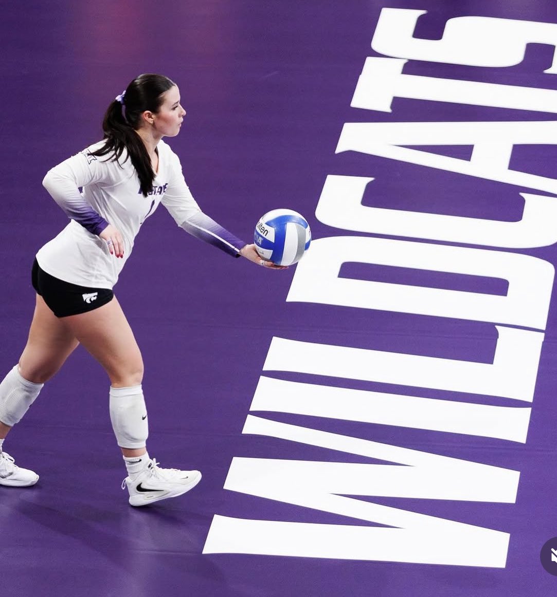 Caleigh Ponn, @caleigh.05, Kansas State 🏐#1 L/ DS tweet media