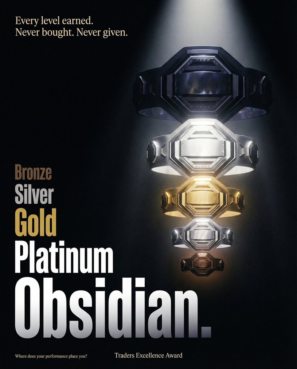 tea__global's tweet photo. Performance only. No hype.

5 tiers: Bronze → Obsidian.
Earned, never bought.

Every result is verified with real data.
No claims. Just proof.

Records don’t reset — they live forever.

This is your moment.
Will your name be in it?
#TradersExcellenceAward #TEA #VerifiedTrader https://t.co/E5HfbgCkJj