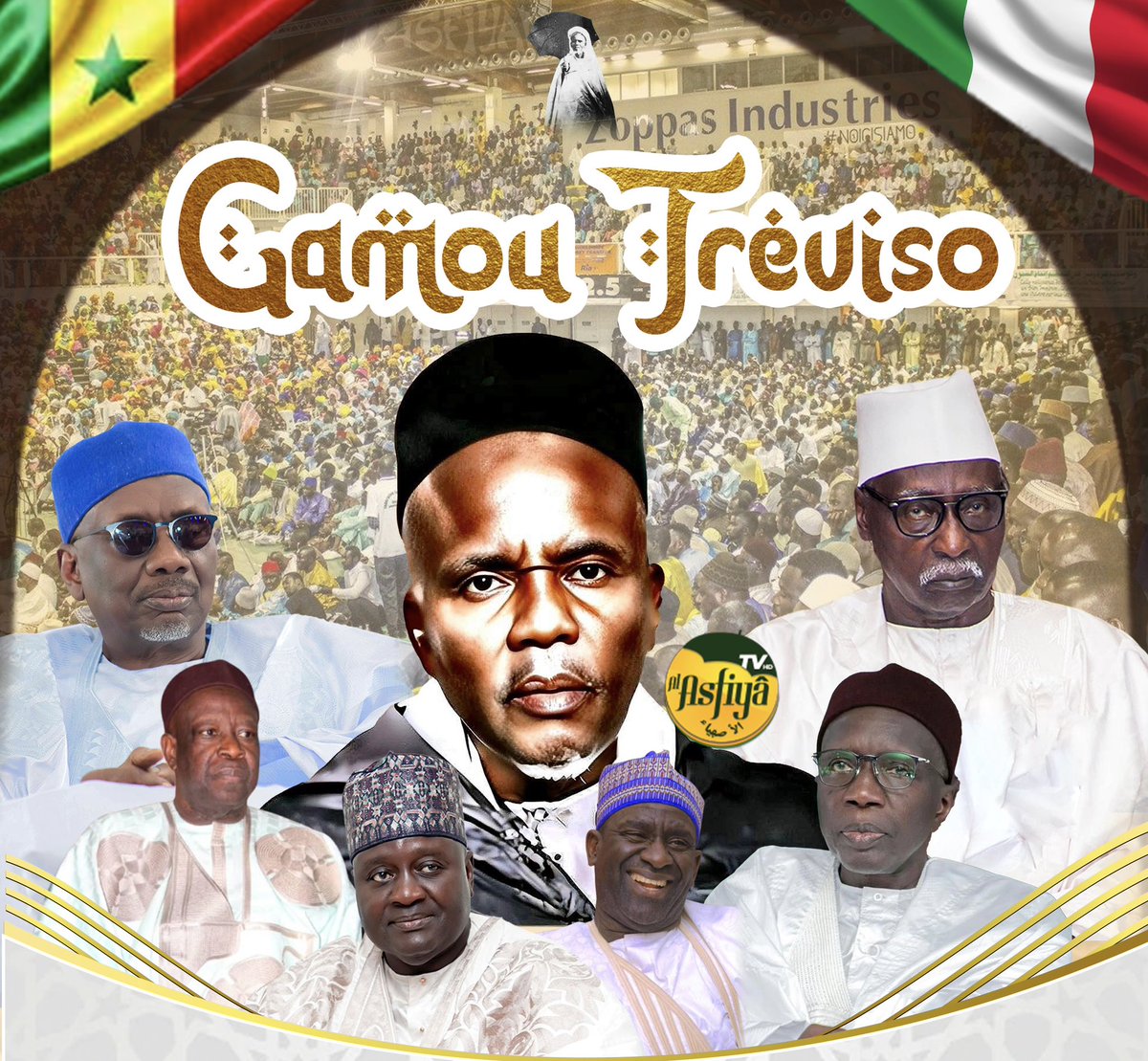 ASFIYAHI's tweet photo. 🚨DIRECT ITALIE - Gamou Treviso 2026  Nuit Serigne Babacar Sy (rta) https://t.co/3vCEFFMI43 via @YouTube https://t.co/iLChBGM2DC
