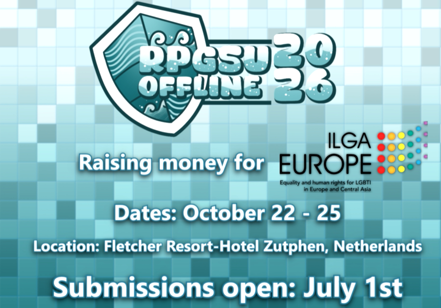 rpgsumarathon's tweet photo. We are very happy to announce our first on-site event, RPGSU Offline 2026!

October 22nd to October 25th at the Fletcher Hotel-Resort Zutphen in the Netherlands, benefitting ILGA Europe.

You can find more about it already at the event page in our website! https://t.co/lfVZdyT5DZ https://t.co/Q9qux9JI09