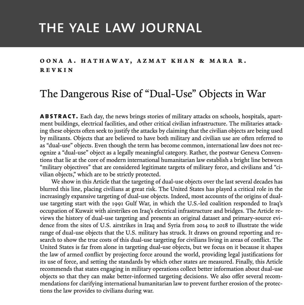 Oona Hathaway tweet media