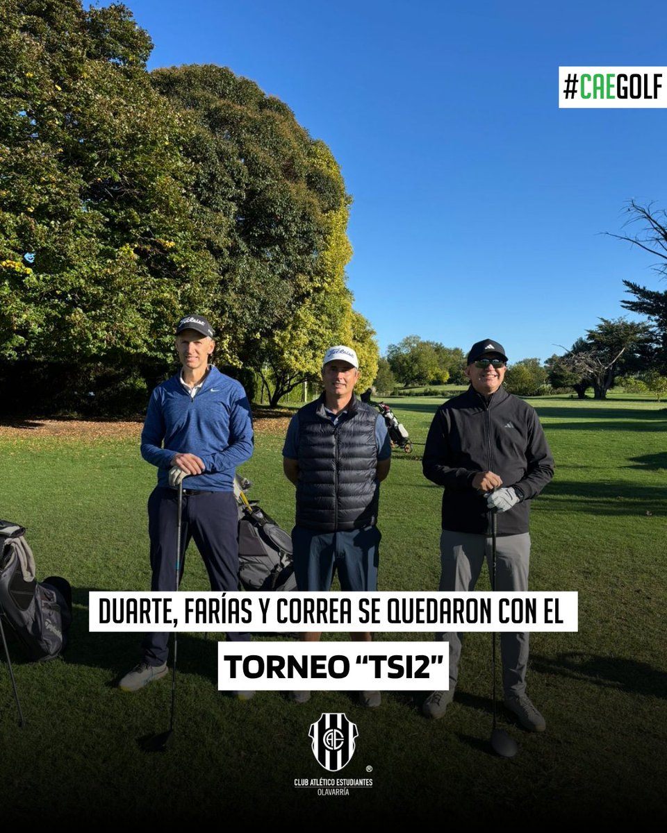 rosin_core's tweet photo. #CAEGOLF ⛳Duarte, Farías y Correa fueron los ganadores del TSI2

https://t.co/EBHzlcJFsE https://t.co/1cjiaGKolN