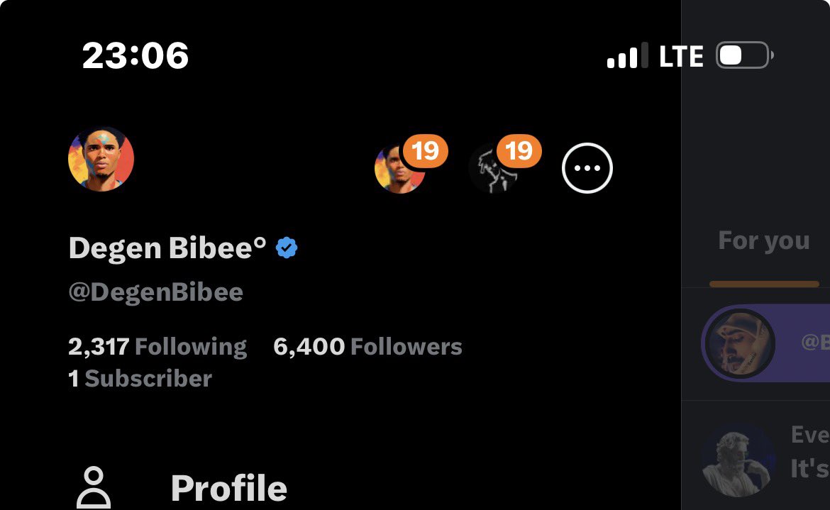 Degen Bibee° tweet media