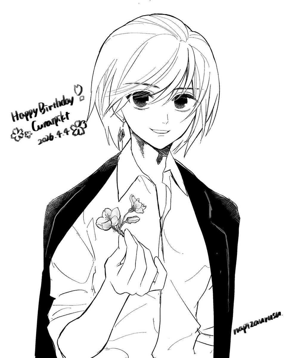napizaurusu's tweet photo. ボス誕生日おめでとう🌸
 #クラピカ生誕祭2026 
 #クラピカ誕生祭2026 https://t.co/ZMQJYhM1jY