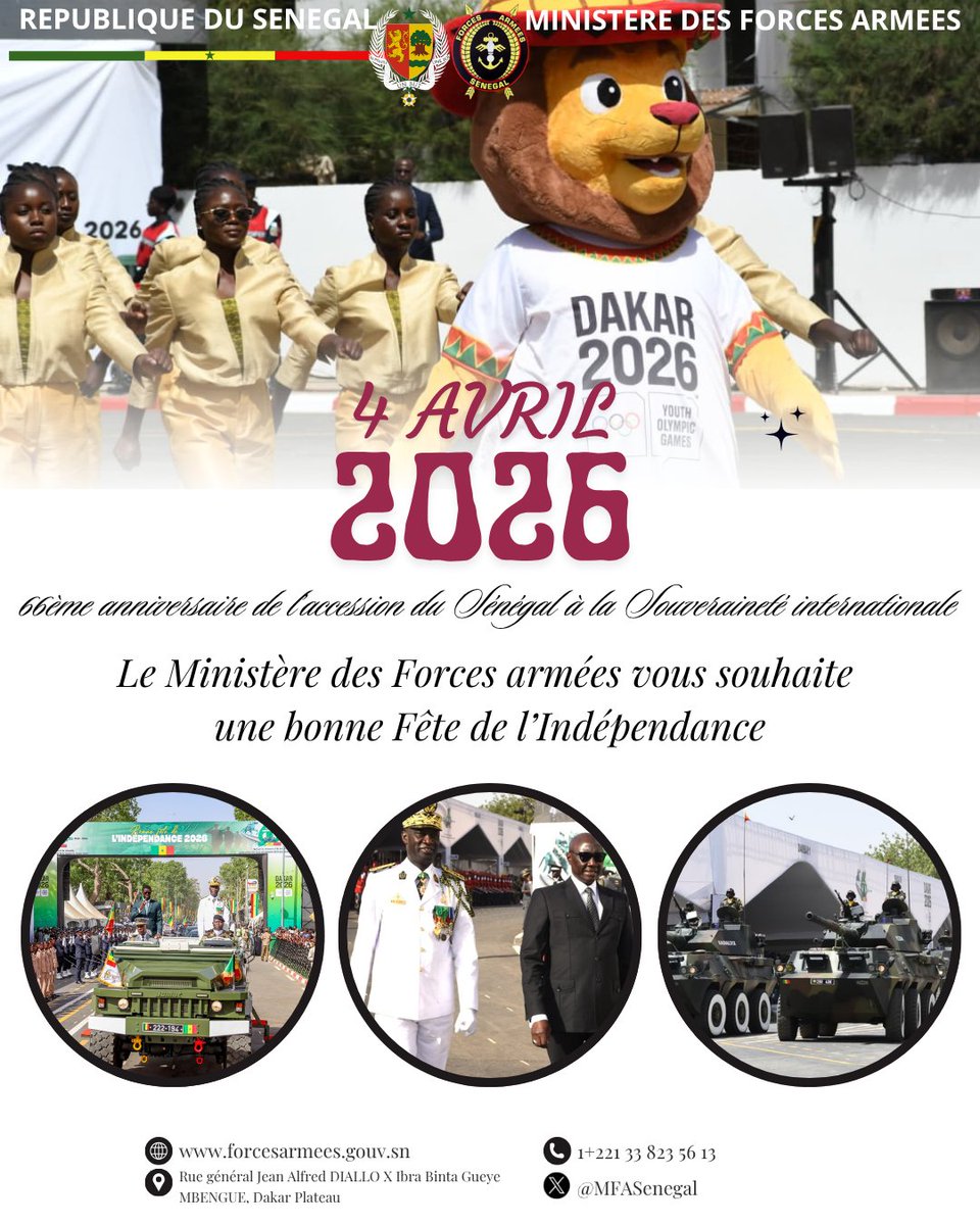 MINISTERE DES FORCES ARMEES-SENEGAL tweet media