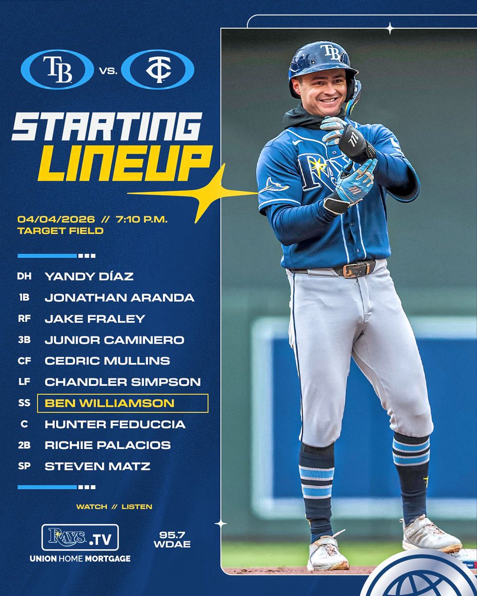 Tampa Bay Rays tweet media