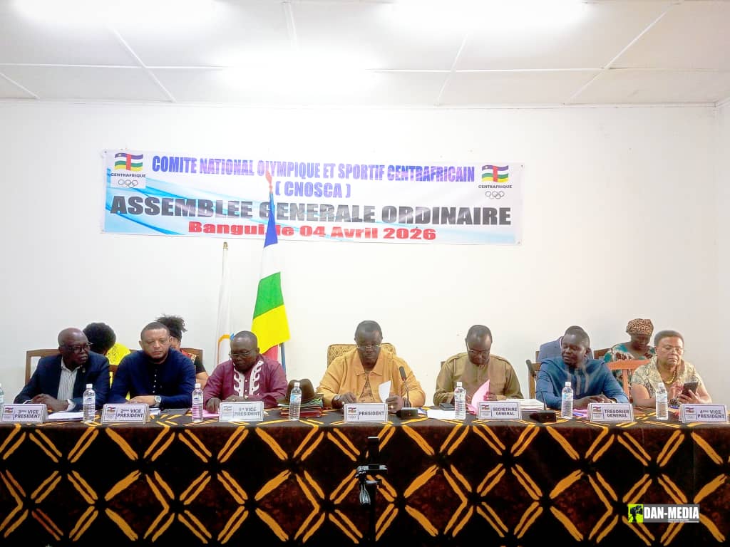 CNOSCA2's tweet photo. 1ère  AG ordinaire du 1er trim.  2026 du Comité National Olympique et Sportif Centrafricain.
@CNOSCA2 #bonnegouvernance https://t.co/xSeEp5NWqT