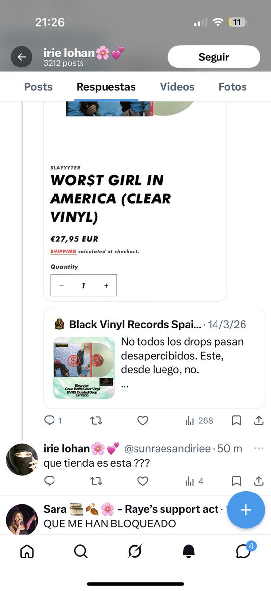 Sara 🎞️🍂🌸 - Raye’s support act tweet media