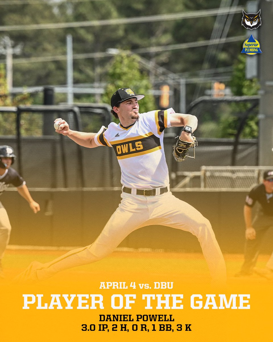 KSUOwlsBSB's tweet photo. Death, Taxes, @DanielEPowell6 

#BeDifferent | #HootyHoo https://t.co/359Qq8jpBJ