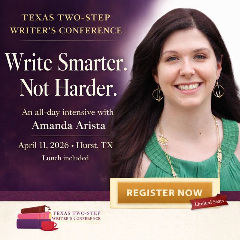 Nrth_TX_Romance's tweet photo. 🖊️TEXAS TWO-STEP CONFERENCE 🖊️
April 11th in Hurst, TX This 1-day, in-depth workshop with Amanda Arista. 
Get ready to take your writing to the next level! 
Lunch included.

https://t.co/tcxBDJ1npP https://t.co/TioP2TqXgU