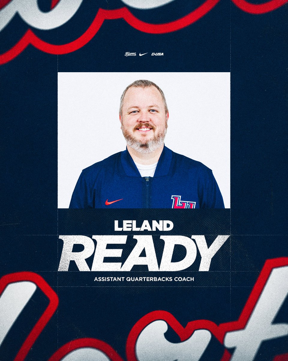 LibertyFootball's tweet photo. Excited to have Leland Ready join us as our new Assistant Quarterbacks Coach! https://t.co/tkYcM5sDCN