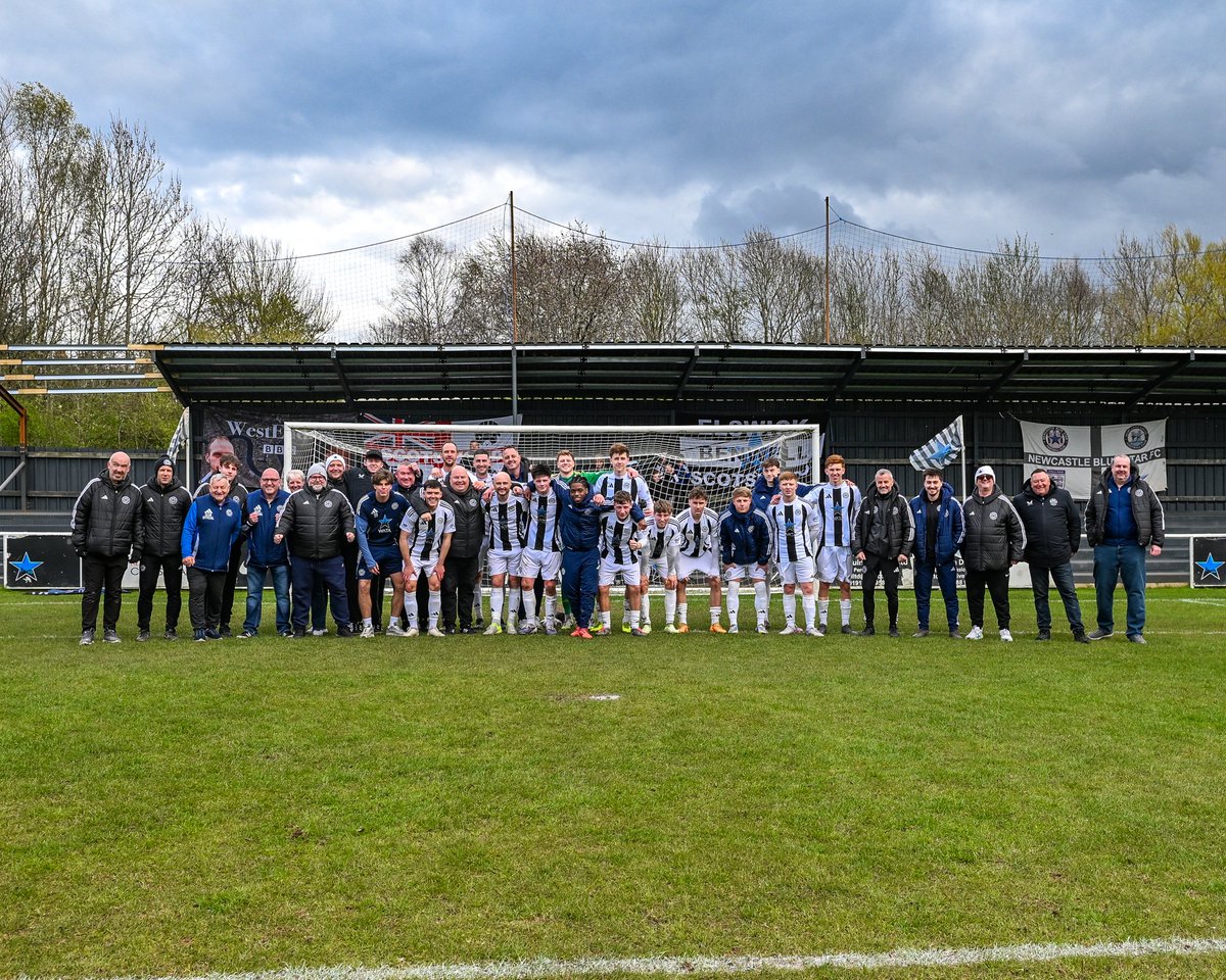 nbsfc2018's tweet photo. A final Saturday outing in NE15. 💙

This season has thrown up a little bit of everything; changes on and off the pitch, horrific weather, good results & bad results, but none of it would have been possible without the continued passion, enthusiasm and time shown & put in by our volunteers & team behind the scenes. 🤝

Certainly not captured everyone here, but just some of the team who make it happen. 👏

Legends each and every one. 🫡