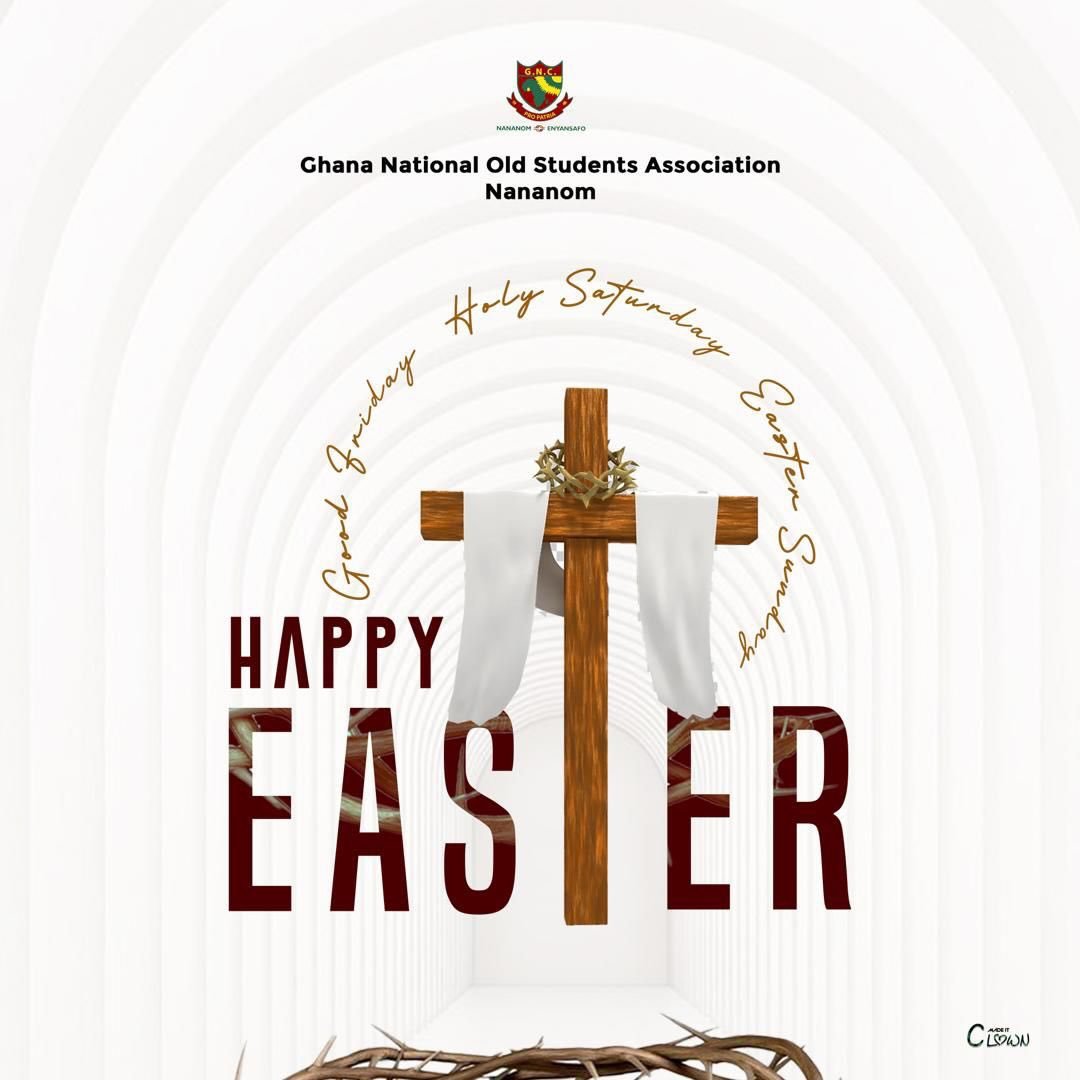 GhNatCollege's tweet photo. Wishing everyone a blessed Easter filled with hope, renewal, and God’s love. Happy Easter to all! #GhanaNationalCollege #ProPatria https://t.co/5vU2RtXwSy