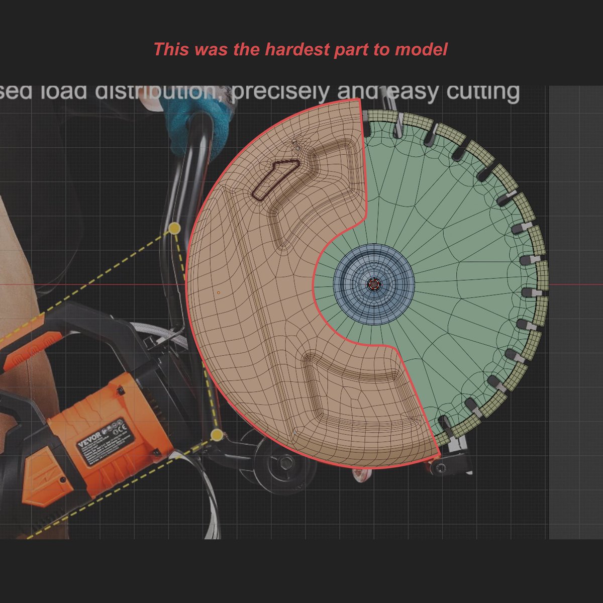 ShagilZaka's tweet photo. Day 2 of modeling whatever
YOU comment until I land my next quality client. (Why Booleans aren't always enough)

#GameDev #3D #Blender3D #HardSurface #ConcreteSaw #HardsurfaceModeling

See more… https://t.co/fDNaxNzXvA