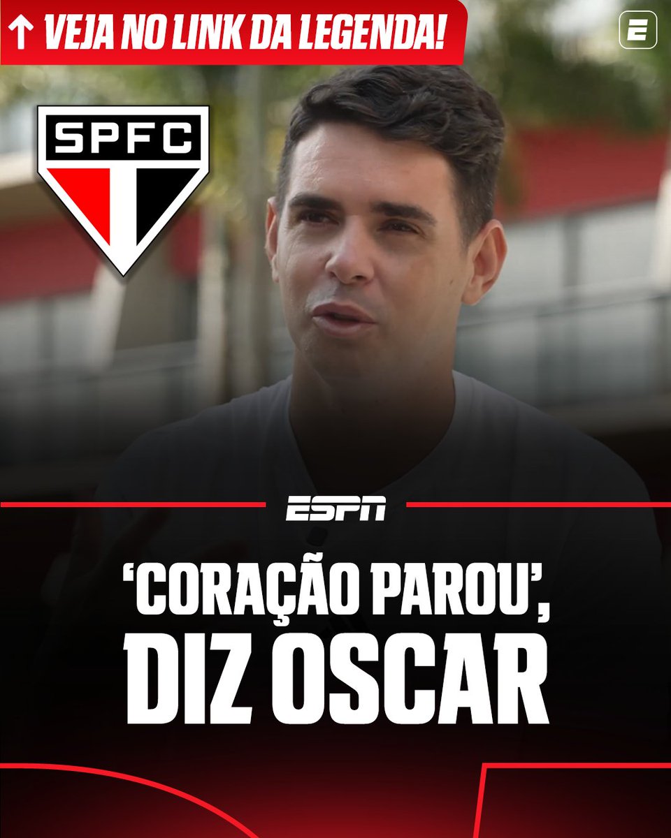 ESPNBrasil's tweet image. 'Meu coração parou': Oscar faz relato emocionante e anuncia aposentadoria no São Paulo; VEJA 👉 buff.ly/E0l90g4 

#FutebolNaESPN #SãoPaulo #Oscar
