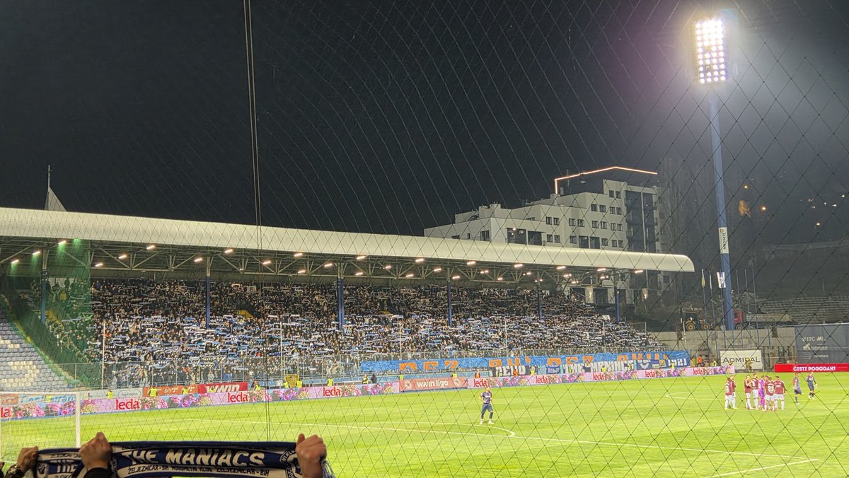 niek92jansen's tweet photo. Sarajevo Derby ⚔️

⚽️ FK Željezničar 🆚 FK Sarajevo
📅 04-04-2026
📍 Stadion Grbavica, Sarajevo 🇧🇦

#FKZeljeznicar #FKSarajevo #SarajevoDerby #Sarajevo #groundhopping https://t.co/AKOgSdac8w