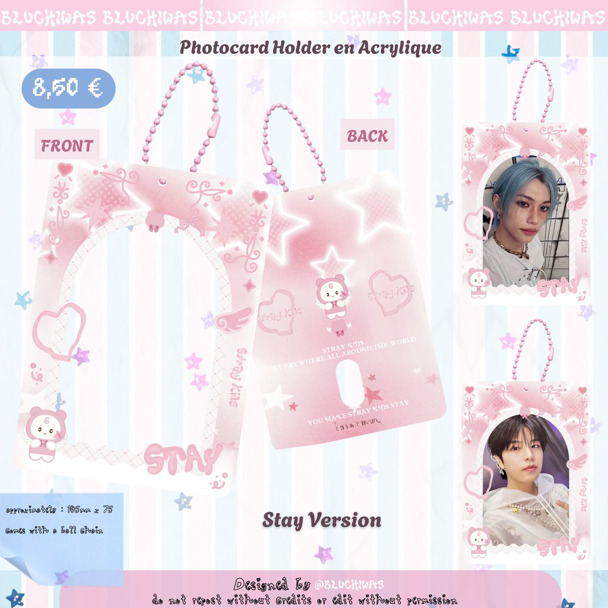 bluchiwas's tweet photo. 🩷  Stray Kids Fanmade Merch by @bluchiwas ( interest check )

Ça vous dirait de la future merch de stray kids ? 

Would you be interested in fanmade stray kids merch ?

⬇️
Form : https://t.co/Idqqms5MEO

rt &amp; likes sont appréciés
—
#straykids #skz #wtsskz #stay #straykidsfanmade https://t.co/ofmqXPnOuT