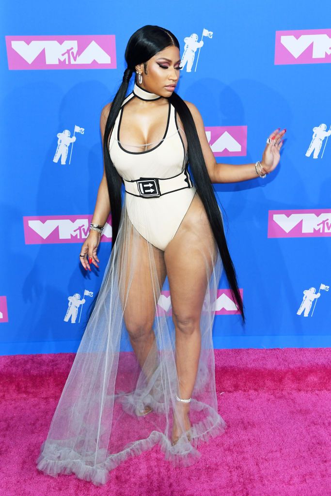 Nicki4orever's tweet image. The 2018 VMAs were a whole moment for the Queen era. The Off-White bodysuit? UNTOUCHABLE. 👑✨🧖🏾‍♀️ #NickiMinaj #VMAs #QueenEra #OffWhite Queennnn💜💜💜👑👑👑💖💖💖