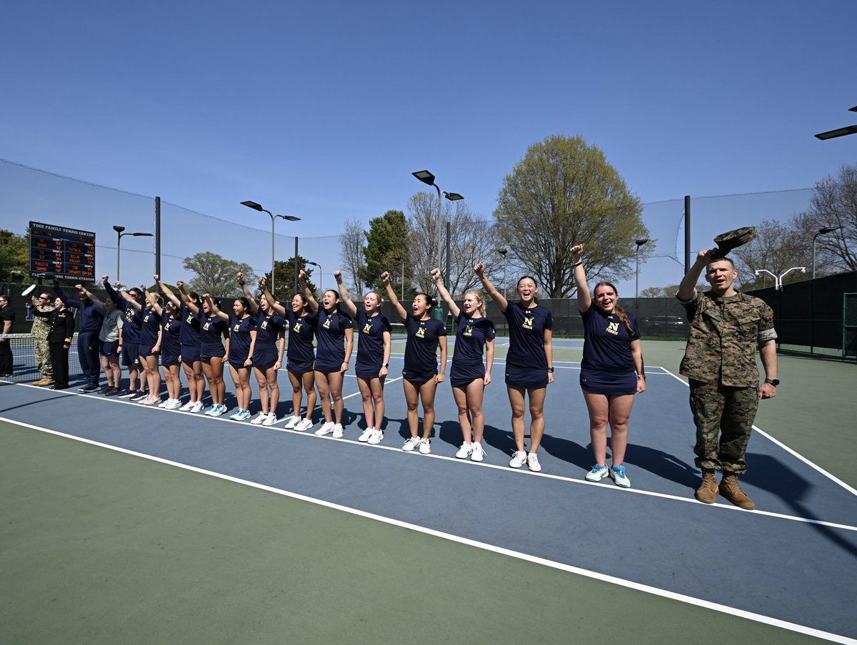 MKellyUSNA's tweet photo. Grit and resiliency was on full display in todayβs @NavyWTennis Star Victory! #GoNavy #ExpectToWin #SingSecond πΊπΈβοΈπΎ https://t.co/gPNvdPmzuA
