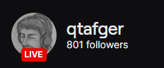 qtafger's tweet photo. WE HIT 800!!!!! TYSM EVERYONE!! https://t.co/EyXdxisehJ