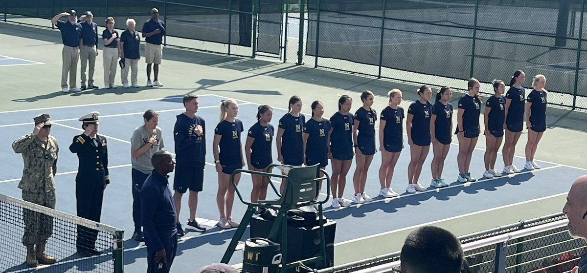 MKellyUSNA's tweet photo. Grit and resiliency was on full display in todayβs @NavyWTennis Star Victory! #GoNavy #ExpectToWin #SingSecond πΊπΈβοΈπΎ https://t.co/gPNvdPmzuA