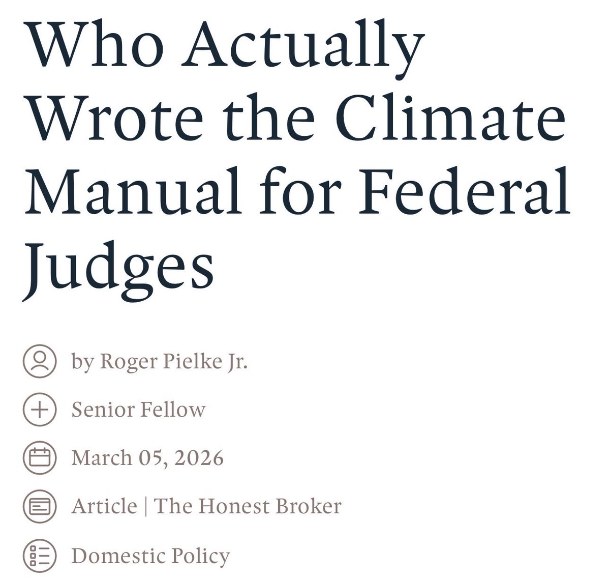 AlaskanRants's tweet photo. In an era when climate litigation has become a multi-billion-dollar industry targeting American energy producers, one of the most trusted tools in the federal judiciary has been quietly weaponized. 

The Reference Manual on Scientific Evidence, a joint project of the Federal Judicial Center (FJC) and the congressionally chartered National Academies of Sciences, Engineering, and Medicine (NASEM), is designed to help judges navigate complex scientific evidence impartially. 

Yet the Fourth Edition, released in late 2025, introduced a new chapter on climate science that critics say does the opposite, it launders disputed, plaintiff-friendly theories central to ongoing lawsuits into what appears to be neutral judicial education.

But a groundbreaking report from the American Energy Institute (AEI), obtained exclusively by The Daily Wire, exposes how NASEM, despite receiving over $200 million in taxpayer funds in 2024 alone allowed activist-aligned content, undisclosed conflicts of interest, and ghost authorship to shape this influential manual. 

Even after the FJC itself withdrew the chapter following objections from 27 Republican state attorneys general, NASEM continues to host the full version online. 

This is not merely an academic dispute. It is a case study in how federal institutions, funded by American taxpayers, can be co-opted to advance one side of a politically charged legal battle against domestic energy production.