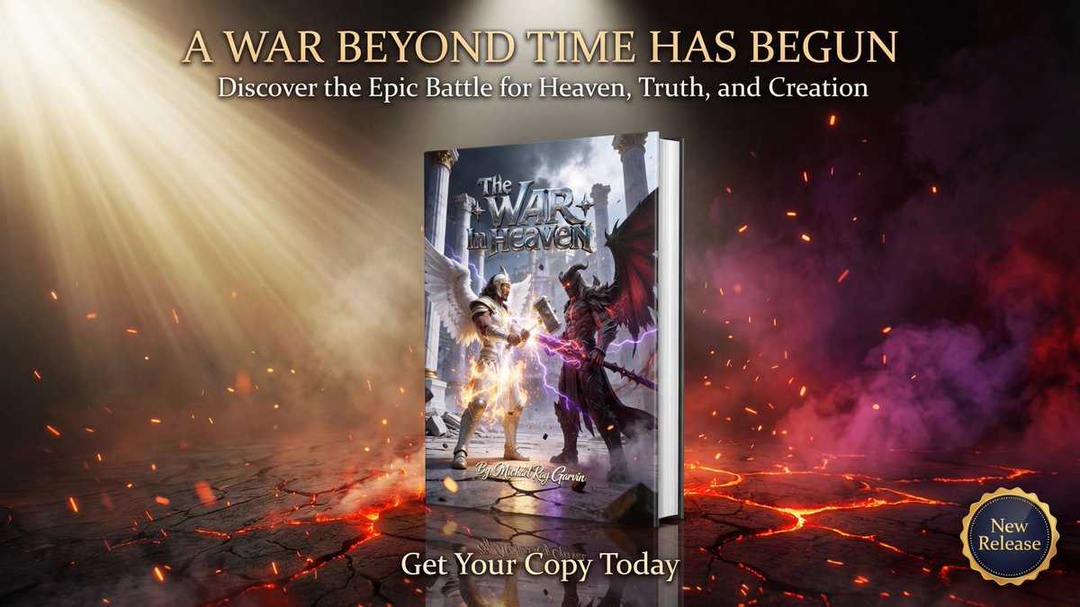InPlaymakers's tweet photo. 📖 Get your copy today (Kindle &amp; Paperback) 🎬 Includes FREE access to the 3D cinematic movie
This is wholesome entertainment with real impact—perfect for ages 14+ and anyone ready for something deeper than ordinary content.
👉 Get your copy now and experience The War In Heaven https://t.co/N4G0QSk0wf