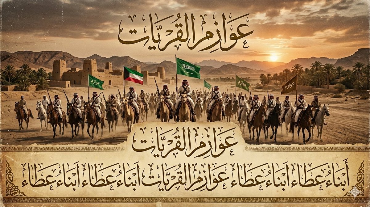 عوازم القريات ( أبـناء عـطـا ) tweet media