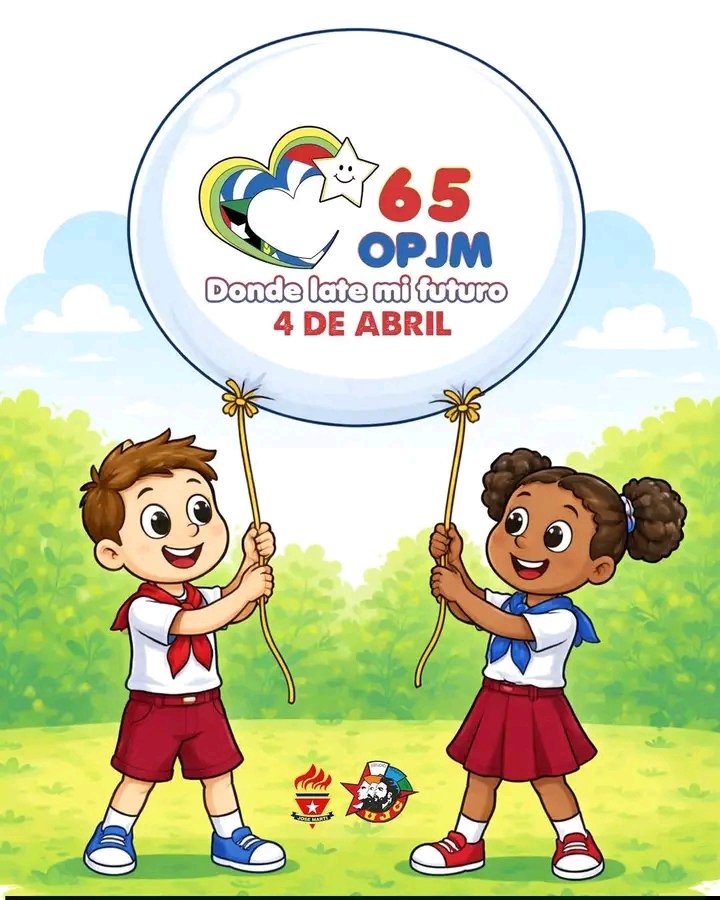 EkaterinaGowen's tweet photo. Feliz Aniversario desde #SanctiSpíritusEnMarcha.
#4DeAbril
#65OPJM
#64UJC
@Colina_CTCuba
@Deiv https://t.co/tBEU8kuuq3
