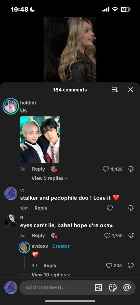xcvloren's tweet photo. I think she got scared or sum 🤣 (she removed videos with Mel btw both from ig and tt) https://t.co/4j2hK19qWA
